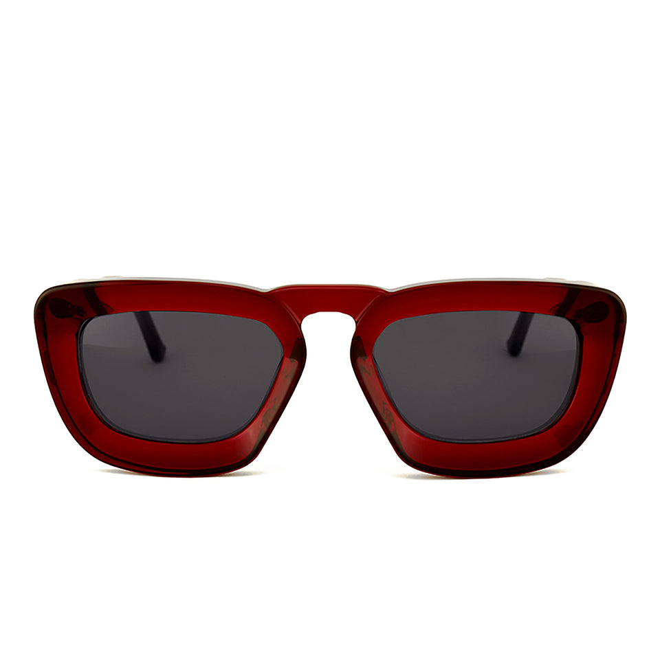 URLIKE: TRANSLUCENT DARK RED